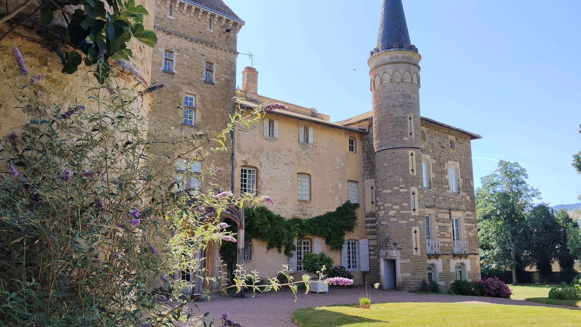 Visite au château de Lamartine
